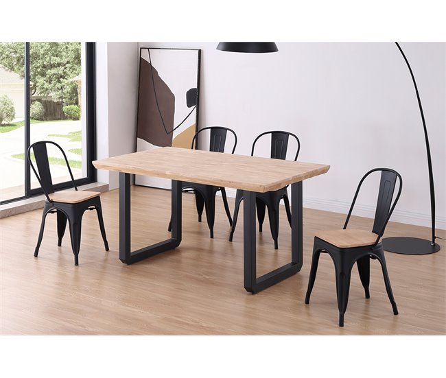 Mesa de Comedor Fija ROMA Roble