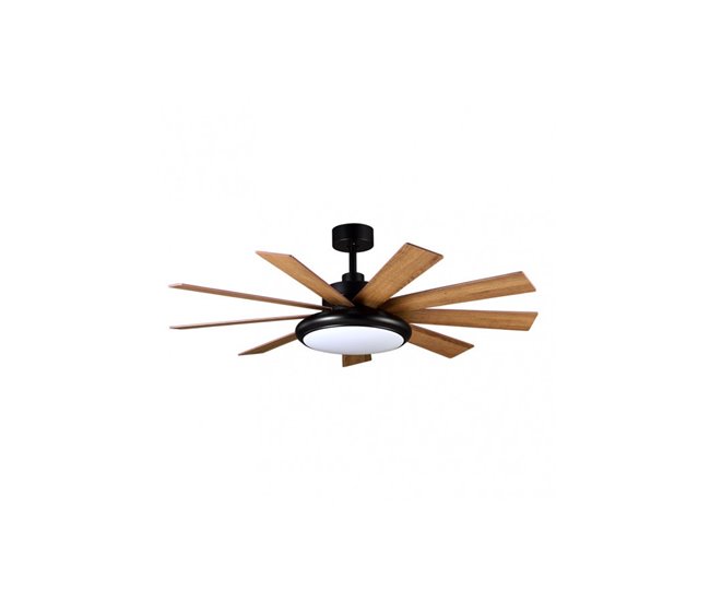 Ventilador De Techo Metal Serie Pireo Negro