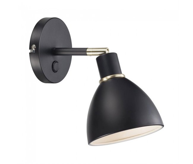 Aplique de pared Ray Nórdico Negro