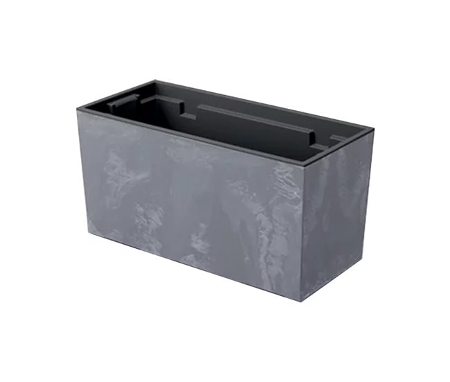 Jardinera Para Balcón Urbi Case Beton Effect Gris Oscuro