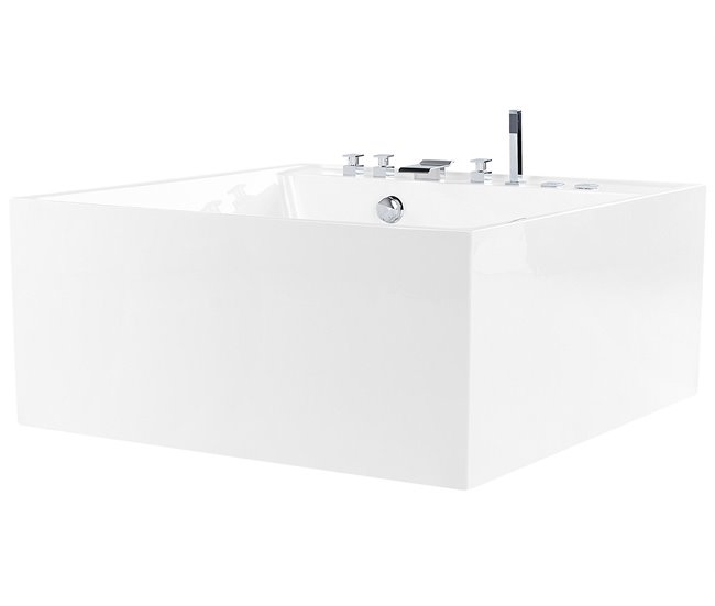 Beliani Bañera de interior TAHUA Blanco