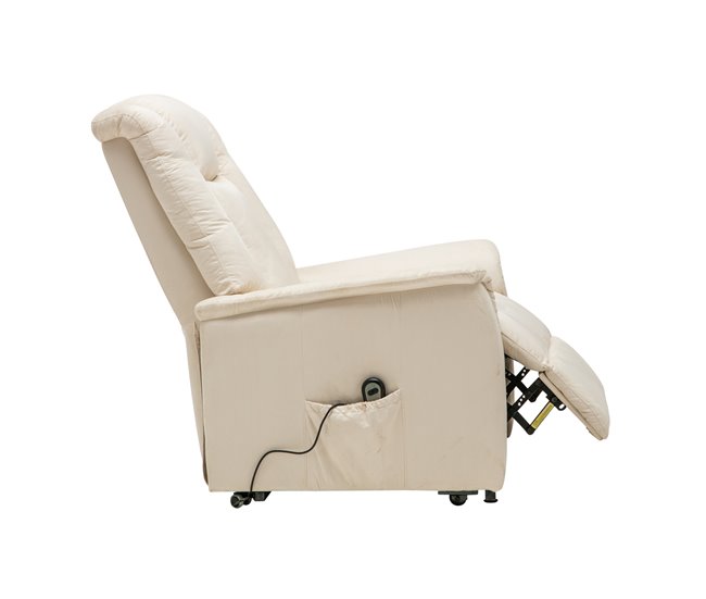 Sillón relax eléctrico microfibra MAX Beige