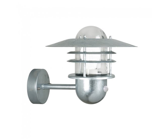 Aplique de exterior con sensor de movimiento Agger Nórdico Gris