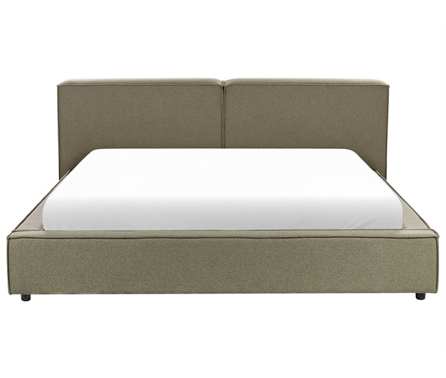 Beliani Cama Poliéster LINARDS 230x242 Gris
