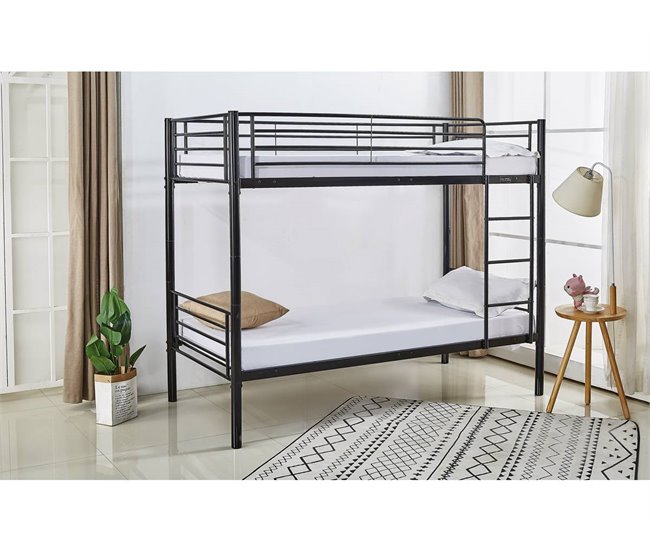 Litera «ADAM»  en Metal 97x200 Negro