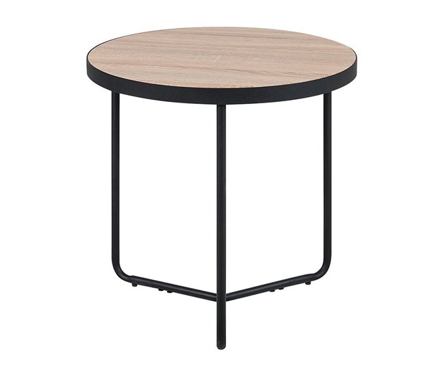 Beliani Conjunto de 2 mesas de centro MELODY Marron