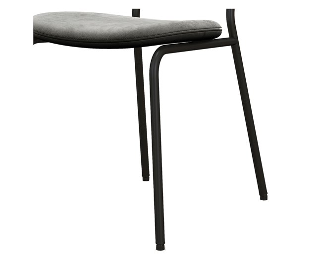 ANAIS-Silla Terciopelo (x4) Gris