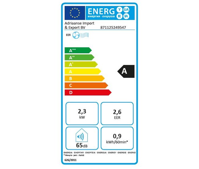 Aire acondicionado portátil LIFETIME 2.000 frigorías Blanco