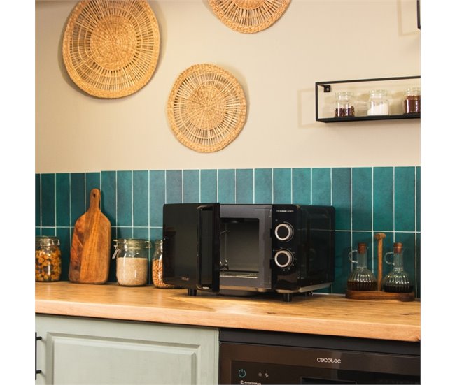 Cecotec Microondas sin plato Proclean 3130 Flatbed Negro