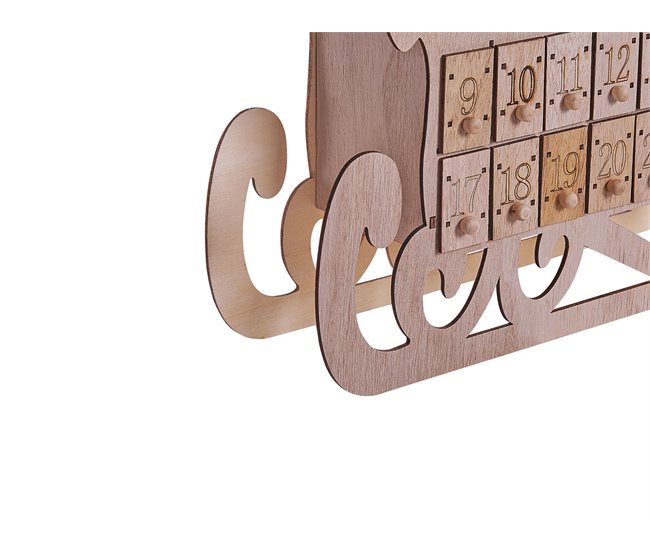 Beliani Accesorio decorativo IMPALA Marron