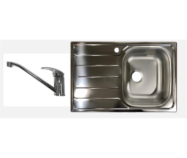 Cocina GILDA 2.0 Derecha Blanco/ Gris