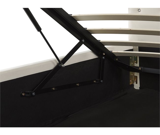 Beliani Cama con somier Terciopelo AMIENS 151x217 Beige