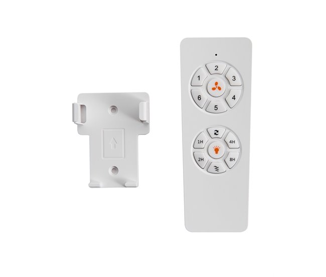 Beliani Lámpara de techo con ventilador ANDERSON Blanco/ Madera