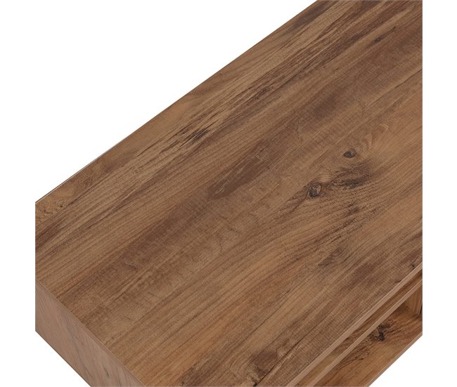 Mesa TV 100% Tablero de aglomerado rechapado en melamina Marron