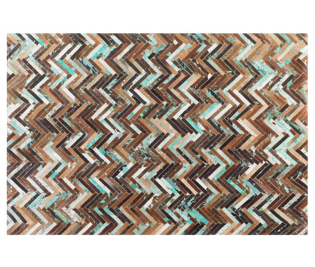 Beliani Alfombra de pelo corto AMASYA 140x200 Marron