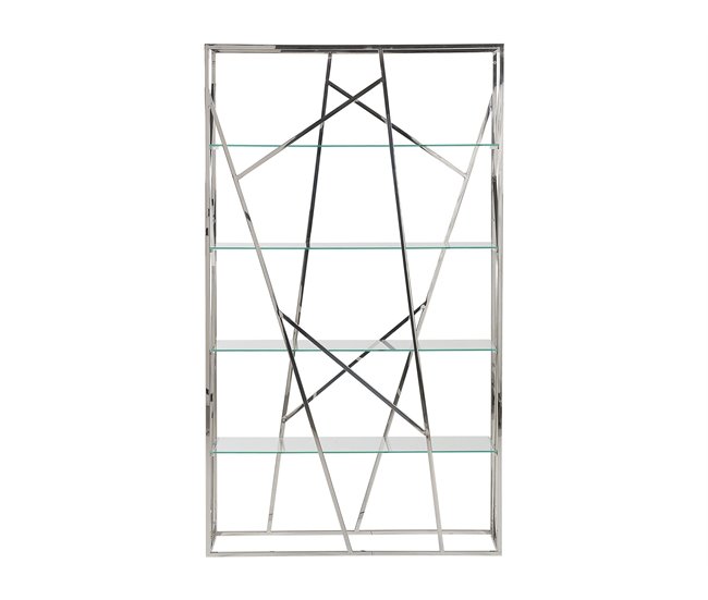 Beliani Librería HOXIE Gris