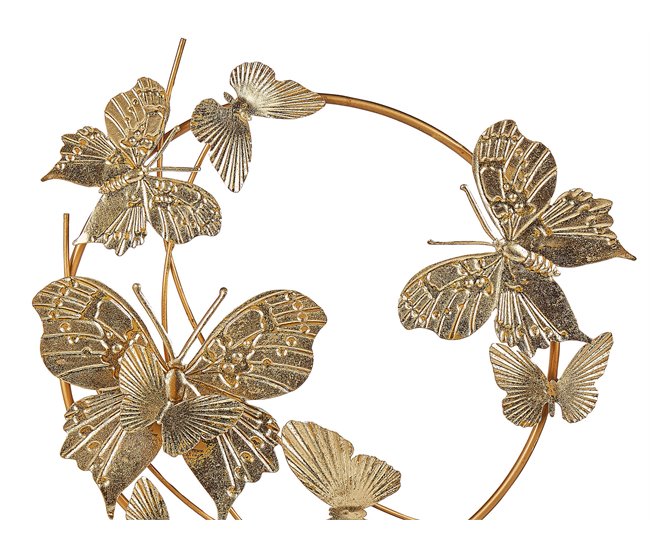 Beliani Figura decorativa BERYLLIUM Dorado