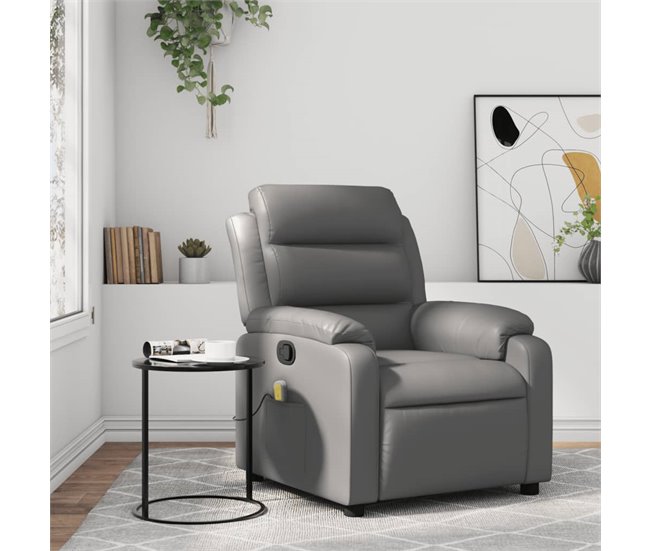 Sillón Reclinable De Masaje Crema