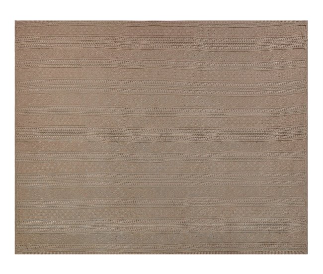 Beliani Cubrecama DAULET Marron