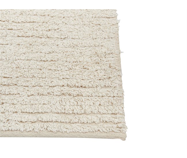 Beliani Alfombra de pelo corto TEZPUR 160x230 Beige