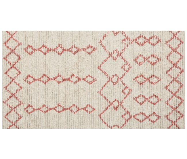 Beliani Alfombra de pelo corto BUXAR 80x150 Beige
