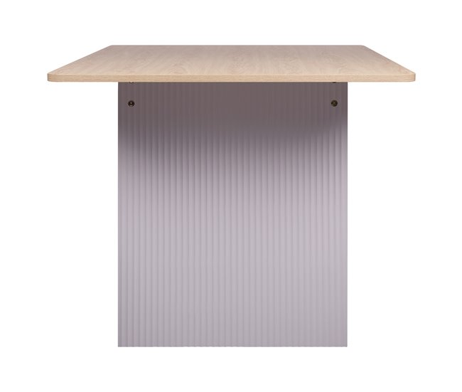 Mesa de comedor fija color roble SELENA Roble