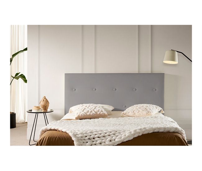 CABECERO TAPIZADO VENICE POLIPIEL  - Moonia 160 Gris