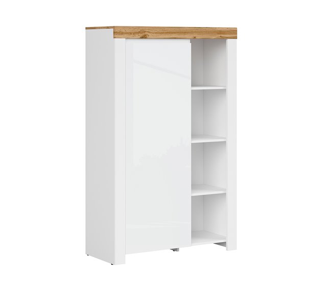 Librero 1 puerta Hella Blanco