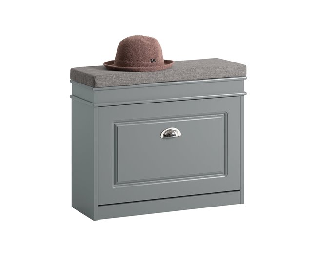 Banco Zapatero con 1 Solapa FSR82-K-HG SoBuy Gris