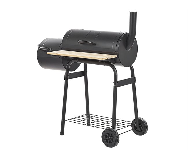 Beliani Barbacoa de carbón SATAH Negro