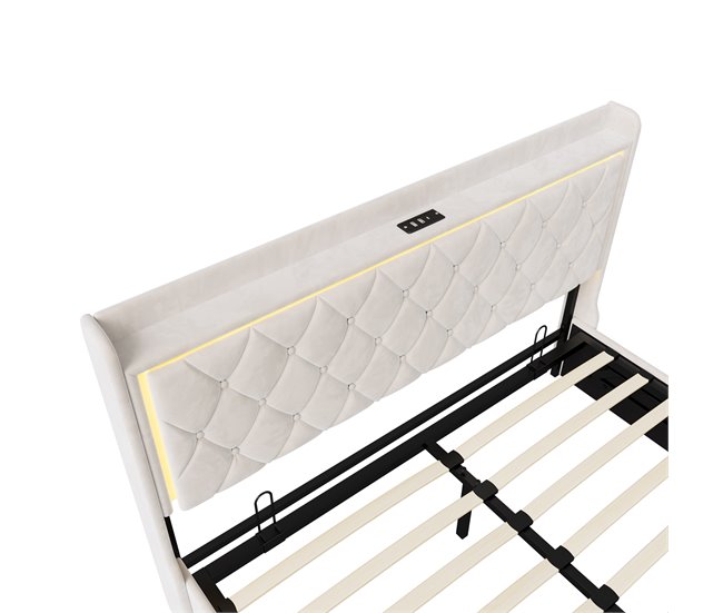 Estructura de cama Beige