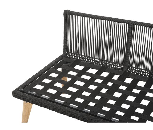 Beliani Conjunto de jardín ALCAMO Crema