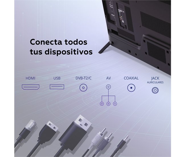 Televisor 24 pulgadas - TD Systems PRIME24M20H Negro