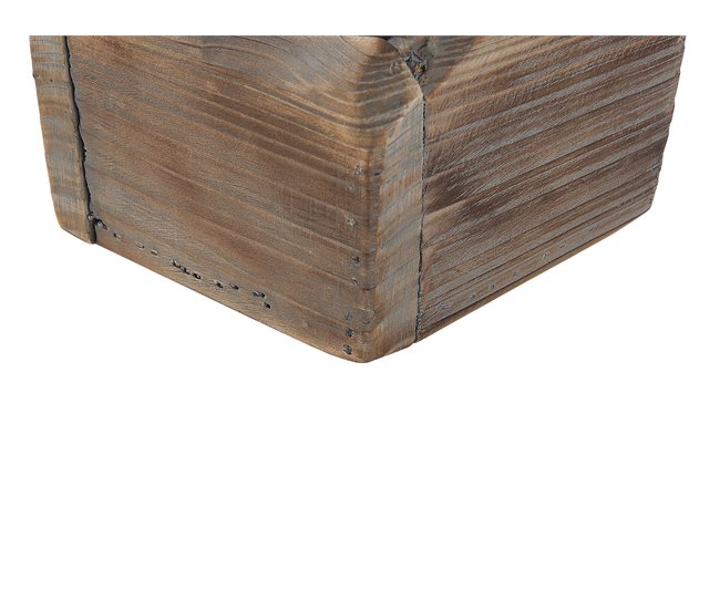 Beliani Candelero PLATEROS Marron