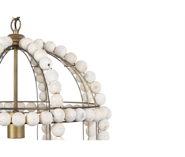 Lampara Metal Adda Home Blanco