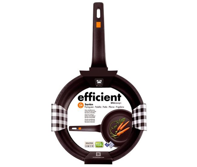 Sartén Wok Sartén Efficient Negro