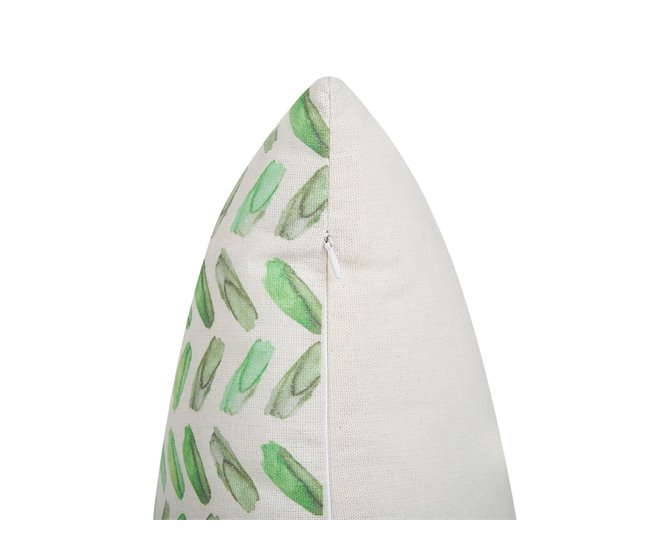 Beliani Cojín decorativo PRUNUS Verde