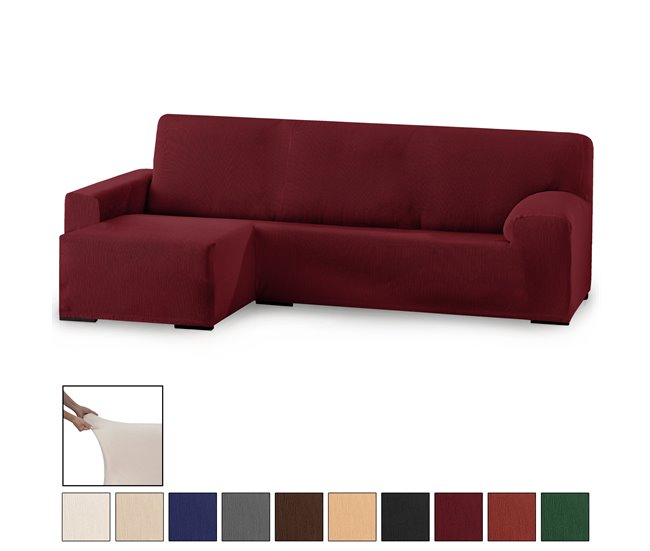 Vipalia Funda de Sofá Elástica Adaptable. Modelo Rustica. Rojo