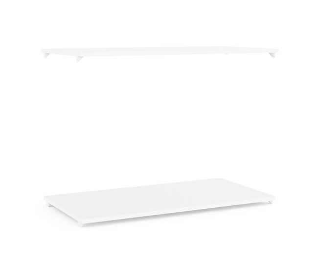Set DRESSING II de 2 estantes Blanco