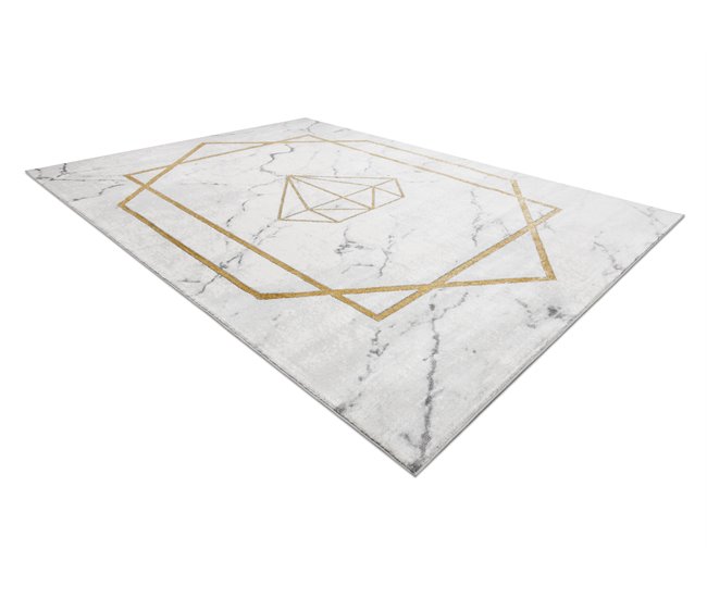 Alfombra EMERALD exclusivo 1019 glamour 240x330 Crema