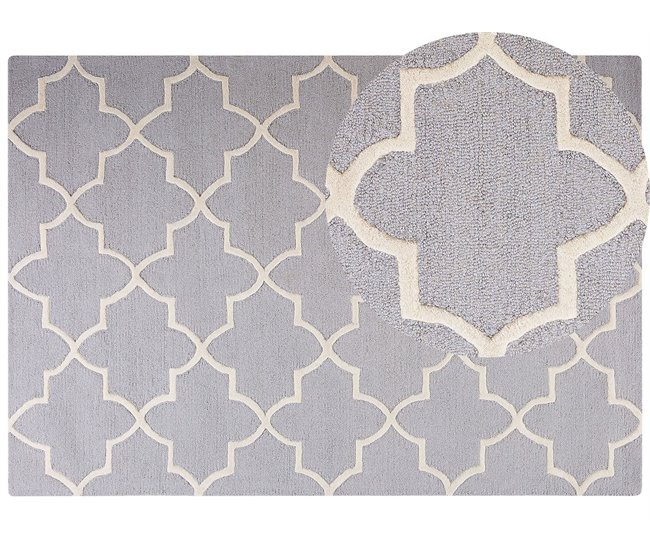 Beliani De pelo corto SILVAN 160x230 Amarillo