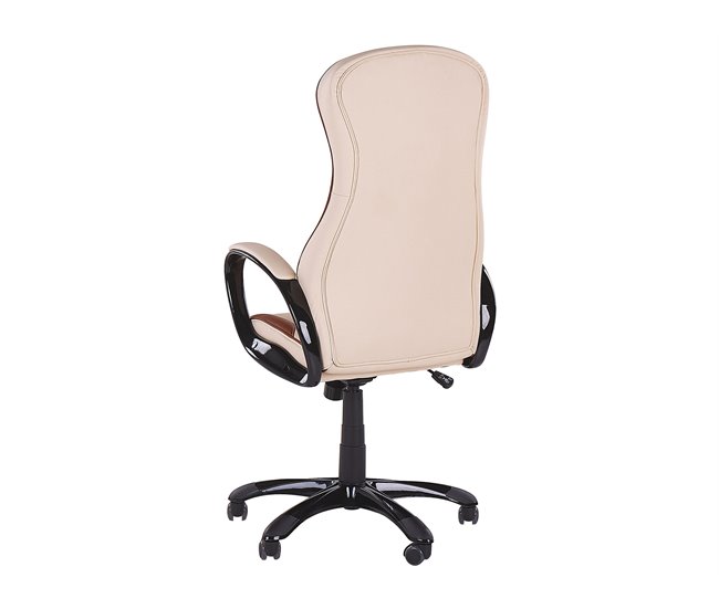 Beliani Silla ejecutiva FELICITY Beige