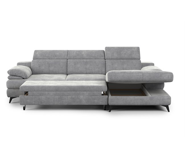 Chaise longue con cama TITUS Gris