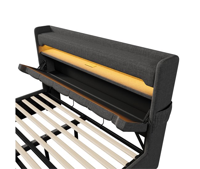 Canapés abatibles Gris