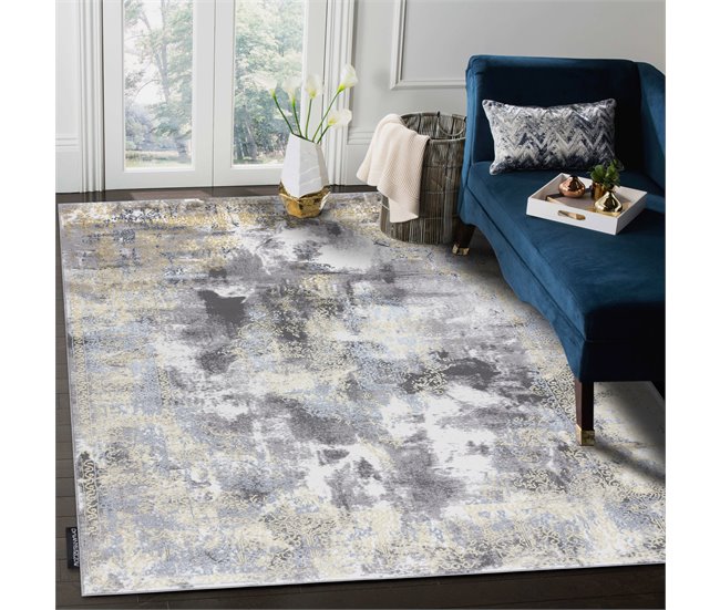 Alfombra DE LUXE moderna 6754 - Structural 120x170 Crema