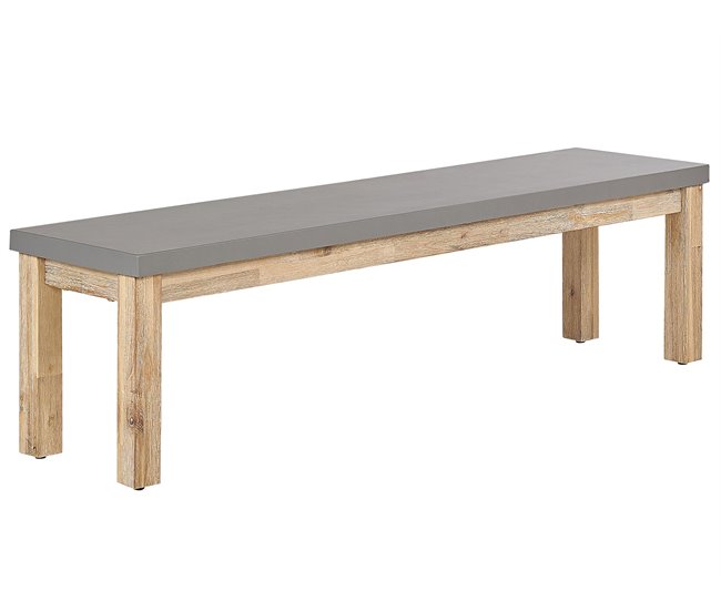 Beliani Conjunto de comedor OSTUNI Gris