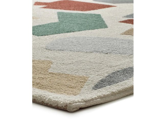 Alfombra geométrica BERUTI - ATTICGO 200x290 Gris