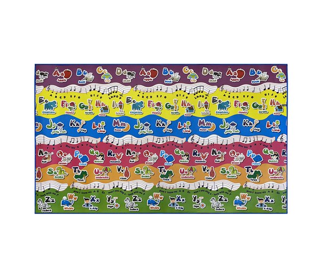 Acomoda Textil – Alfombra Infantil Impermeable y Acolchada. Multicolor