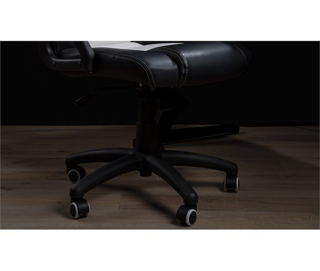 Silla de gaming MILLENNIAL Blanco/ Negro