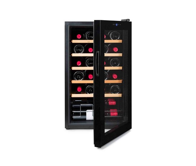 Vinoteca 24 botellas Vinobox 24 PRO Mono temperatura Compresor Negro